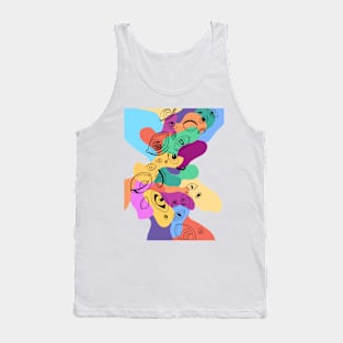 Colorful Eyes Tank Top